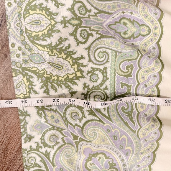 SANDRO PARIS Geraldine Graphic-Print  Mini Dress Sage Green Size FR 38 US6 - Picture 12 of 15